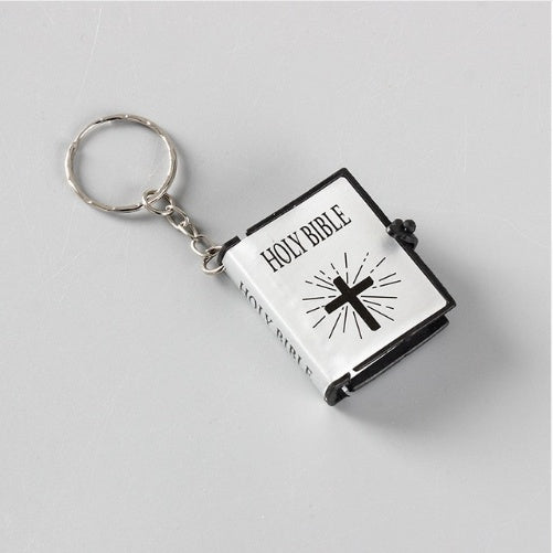 Mini HOLY Bible Keychain Religious Christian Jesus