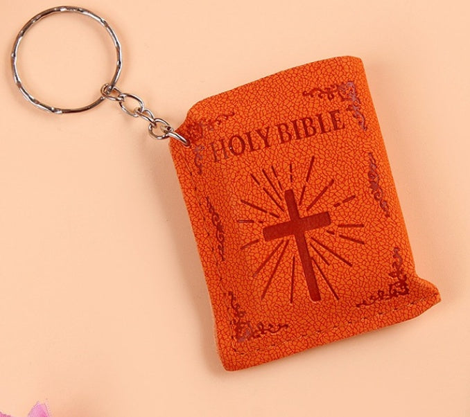 Mini HOLY Bible Keychain Religious Christian Jesus