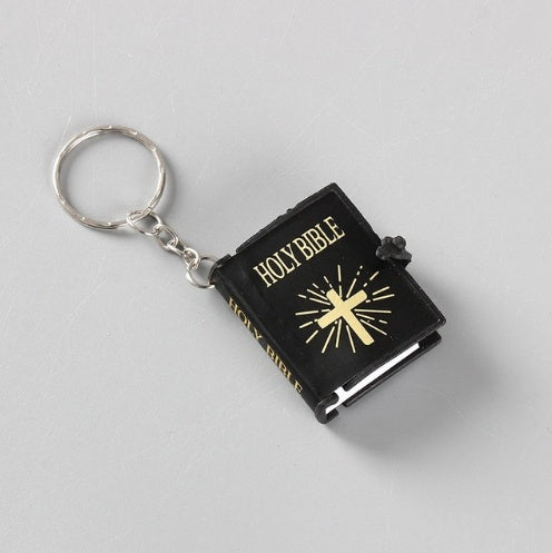 Mini HOLY Bible Keychain Religious Christian Jesus