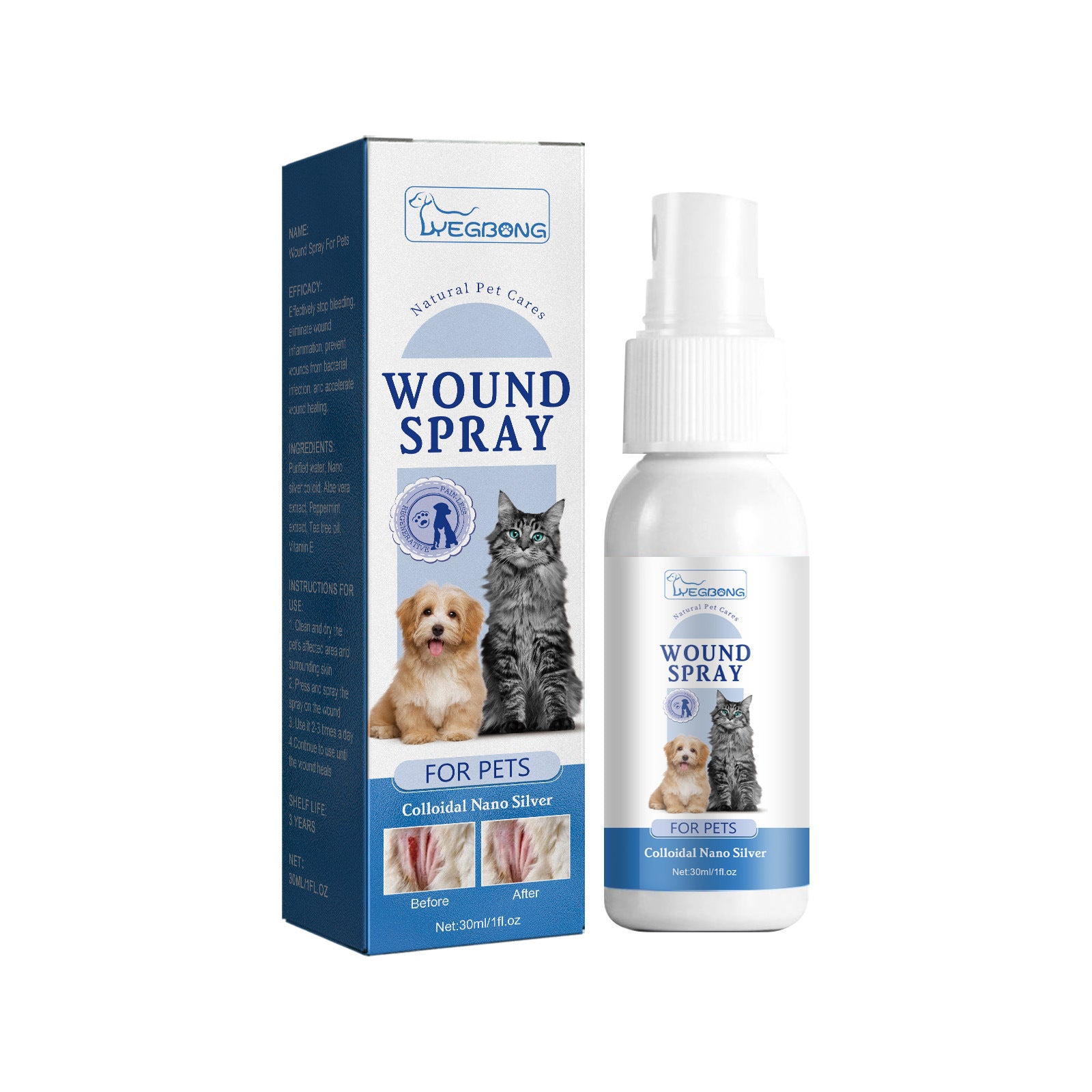 Pet Wound Care Spray Relieves