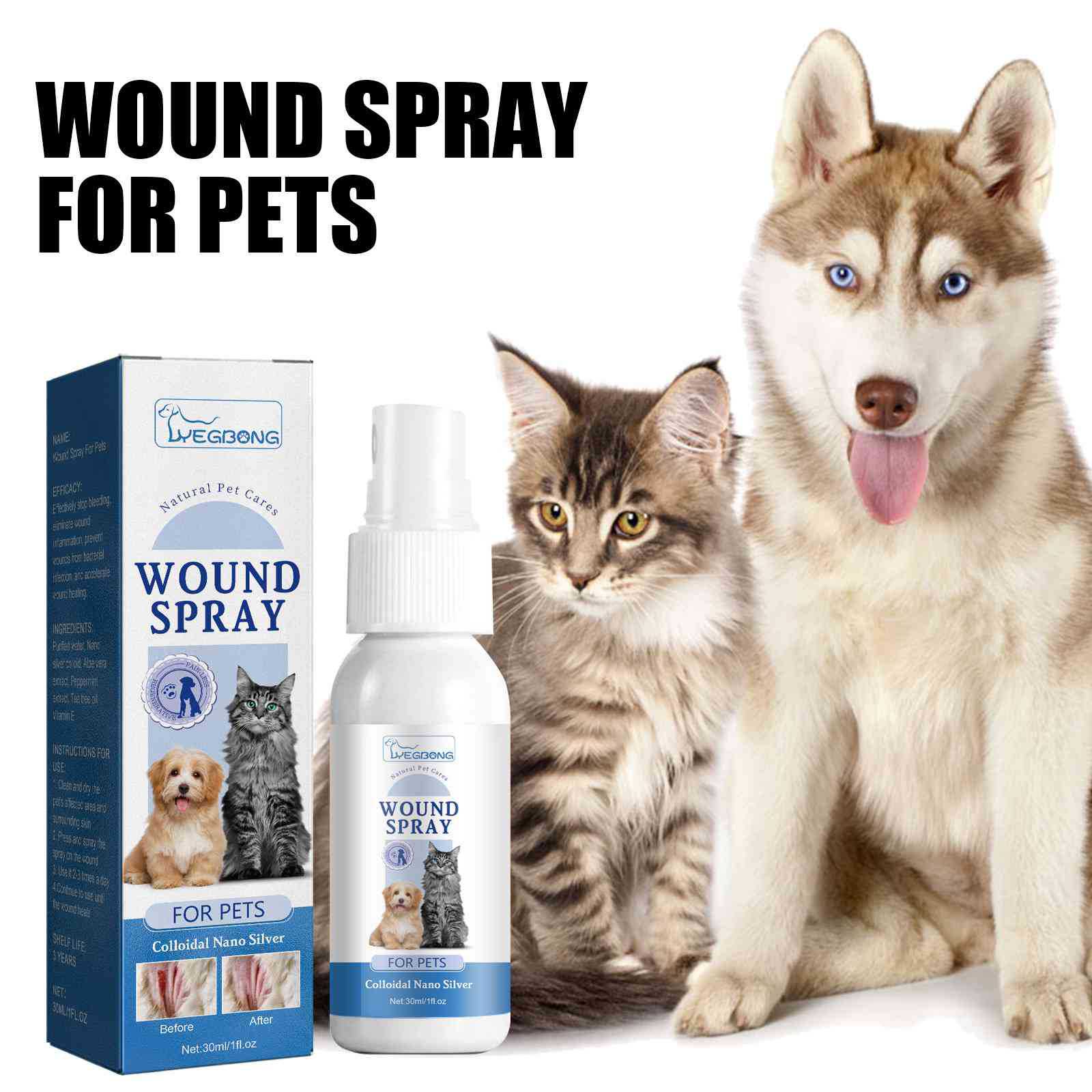 Pet Wound Care Spray Relieves