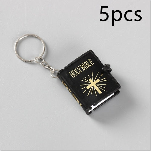 Mini HOLY Bible Keychain Religious Christian Jesus