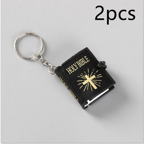 Mini HOLY Bible Keychain Religious Christian Jesus