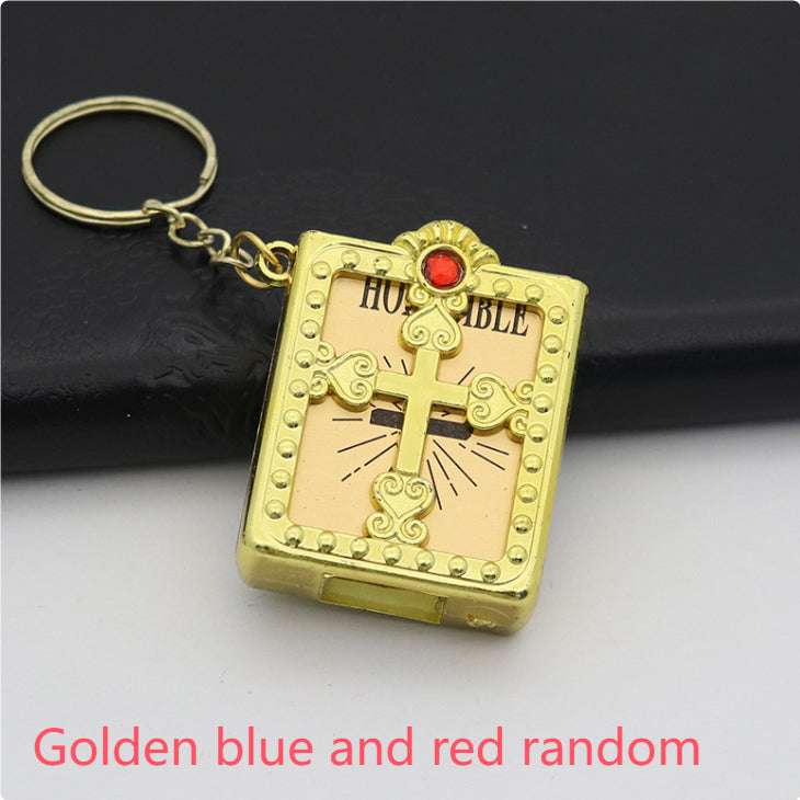 Mini HOLY Bible Keychain Religious Christian Jesus